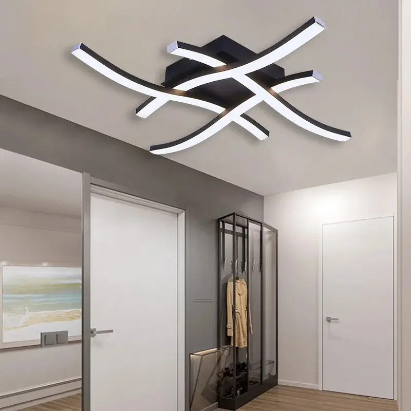 Modern Mood Lighting LED Light Up Ceiling Light Fixture, Geometric Design, Energy Efficient Lighting Solution for Bedroom Living Room Office Corridor Hallway, Led Ceiling Lights, Home Lighting