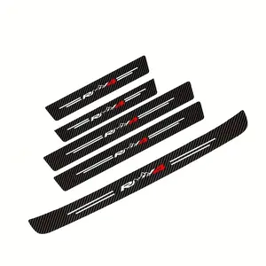 4/5pcs Car Door Sill Protector Stickers, For Toyota Rav4 Trunk Edge Guard, Anti-Scratch Film, Automotive Accessories, Easy Installation