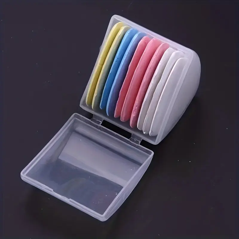 Erasable Sewing Chalk Set, 10pcs/set Sewing Chalk Marker with Storage Box, Sewing Tool for Clothes, Jeans, Fabric, DIY Sewing Accessories