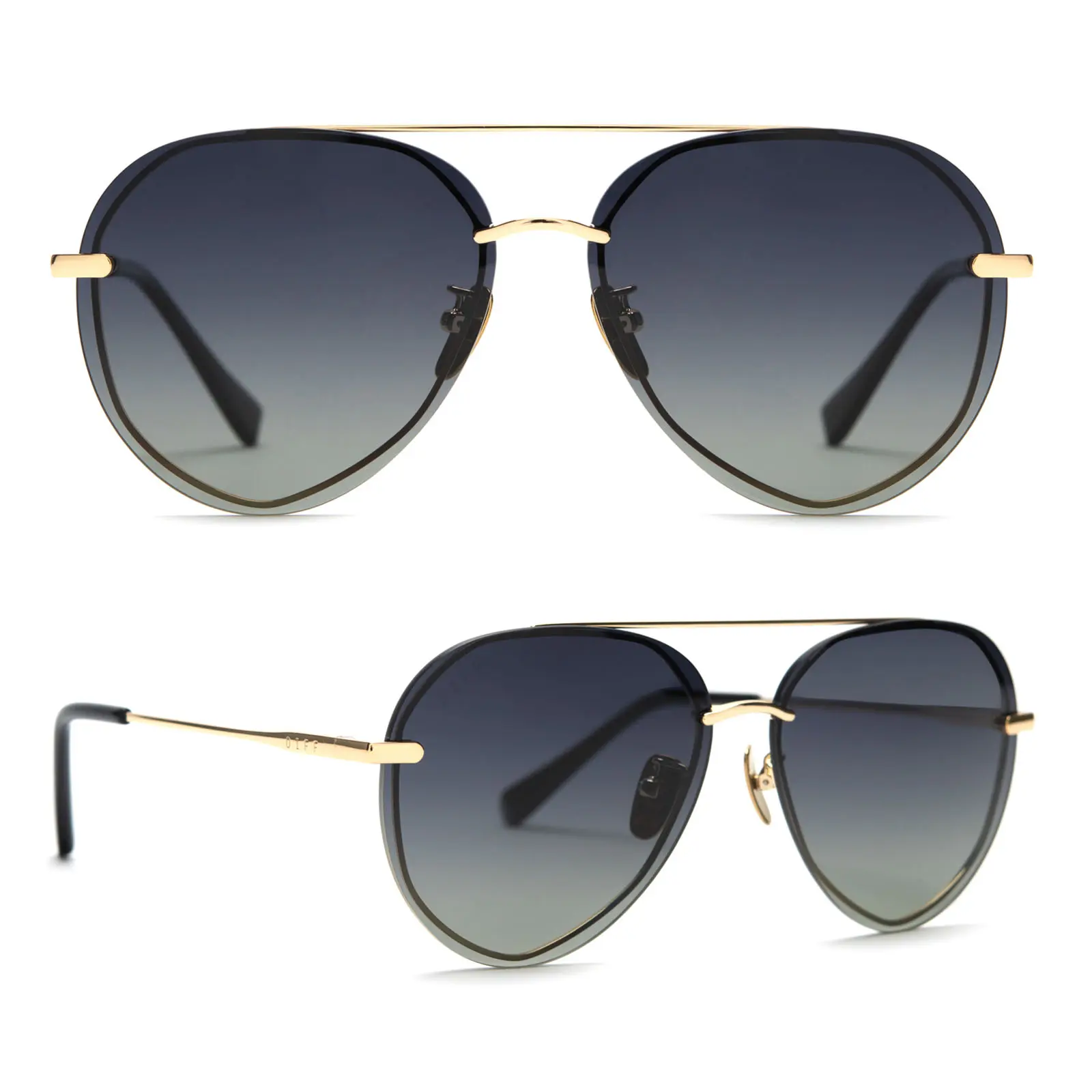 DIFF Lenox Aviator Sunglasses for Women DIFF Lenox Aviator Sunglasses for Women