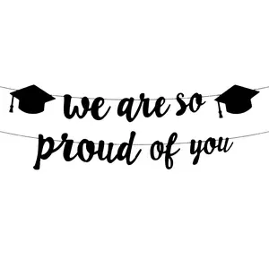 Graduation Banner Party Decorations Set, Non-Woven Fabric Flag, DIY Decoration for School, Home, Car, 2026 Graduation Celebrations, Wall Decor Flags, Yard Sign Banner, Graduation Party Supplies