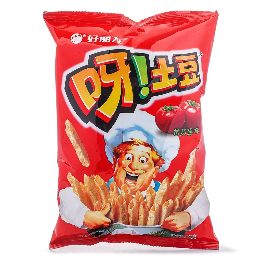 Fry Cut Potato Chips, Tomato Flavor 70 g Fry Cut Potato Chips, Tomato Flavor 70 g