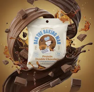 Dan The Baking Man Protein Double Chocolate Plant-based Cookie 0.16 oz (4.54 g)