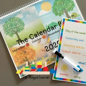 The Calendar Book by The Playful Learner