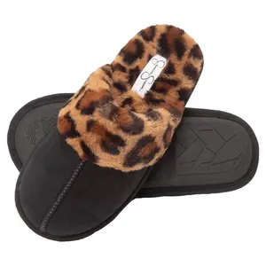 Jessica Simpson Womens Comfy Memory Foam Scuff Slipper Indoor/Outdoor