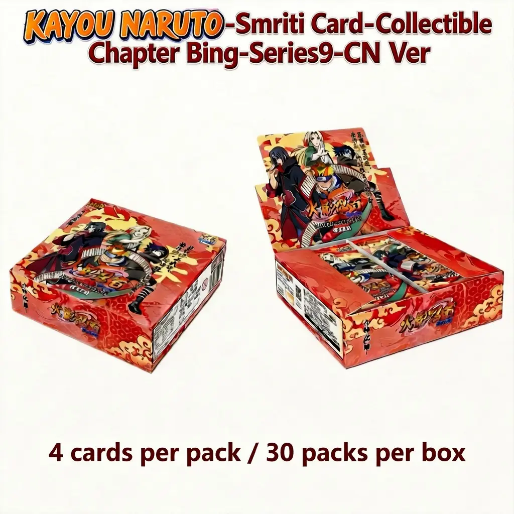 KAYOU NARUTO-Smriti Collectible Card- Chapter Bing-Series9-CN Ver（Chinese Version）– Rare Collectible Cards, Full Set Trading Card Packs for Game Players and Collectors, Card Collectibles