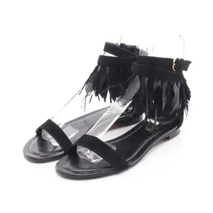 Pre-owned TOD'S Suede Small Leather Goods Fringe Sandals
