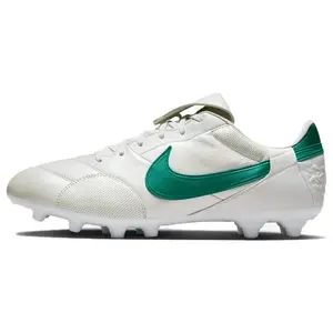 Nike Premier 3 FG Football Cleats for Men and Women, Comfortable and Simple Design in White and Green Trending Shoes, House White Official Shoes to Get / Maison Mihara