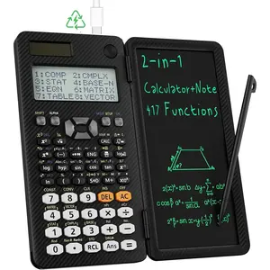 Scientific Calculators for Students 991ES Office Calculators with Notepad Desktop,  4-Line Display Calculator with LCD Writing Tablet,  Rechargeable Power Calculator School Supplies