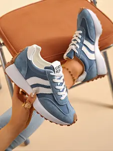 Women’s Lightweight Lace-Up Sneakers | Breathable Cushioned Non-Slip Shoes for Walking Gym & Daily Wear Lightweight Casual Sneakers