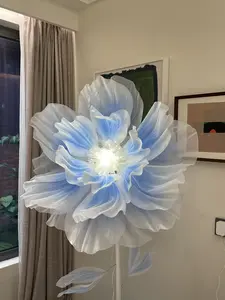 Dancing Petals 60inches Modern Art Flower Floor  with Silent Opening & Closing Design for Bedroom Living Room & Exhibition Hall Decorative