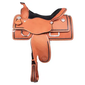 Billy Royal Studded Basketweave Show Saddle