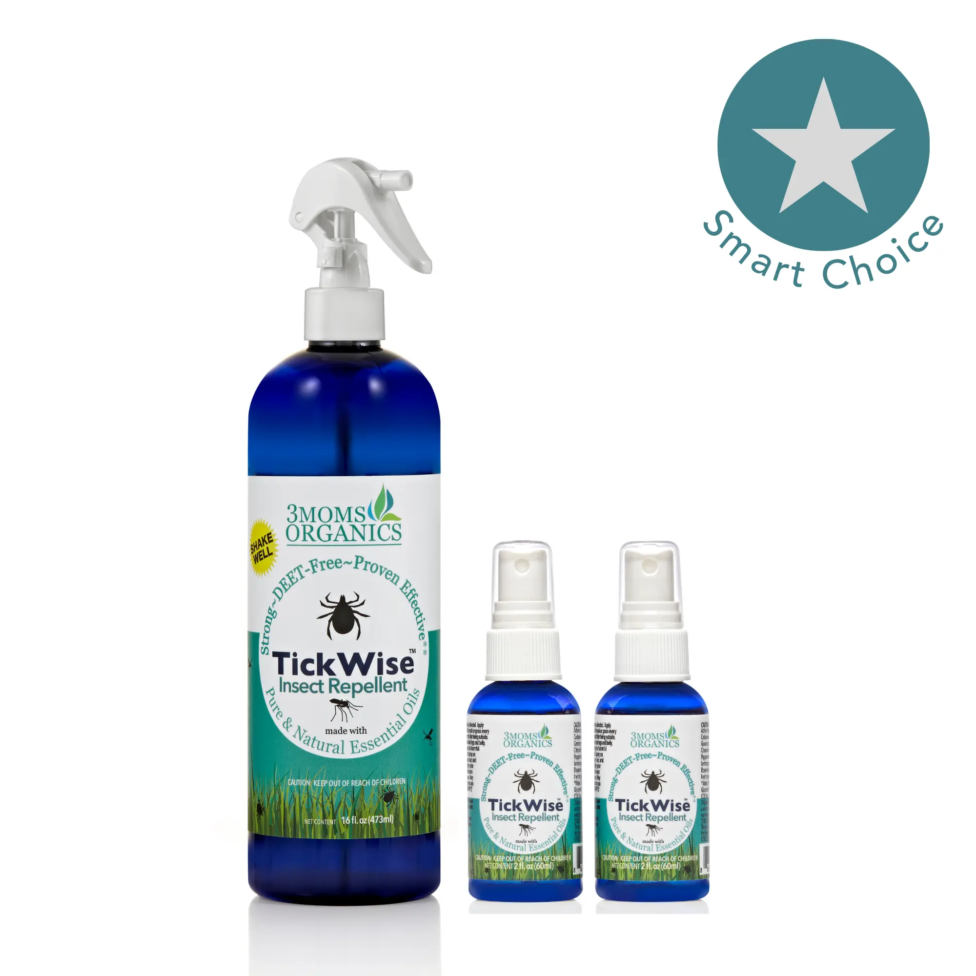 TickWise® Home & Travel Bundle 16oz + 2oz 2 pack