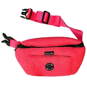 Teddy Hip Fanny Pack - Fluorescent Pink