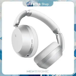 Wentronic Y04 Bluetooth Headphones Active Noise Cancelling 48H Playtime Hi-Fi Sound Foldable Over-Ear Headset with Soft Ear Cushions for Travel & Work