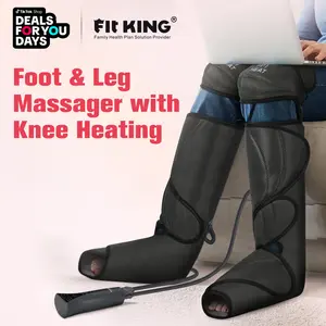 FIT KING Foot and Leg Massager with Knee Heating for Enhanced Comfort - Includes Handheld Controller leg massager with knee relaxation Massaging Device for Relaxing Foot Spa Machine mothersday gift summervibes