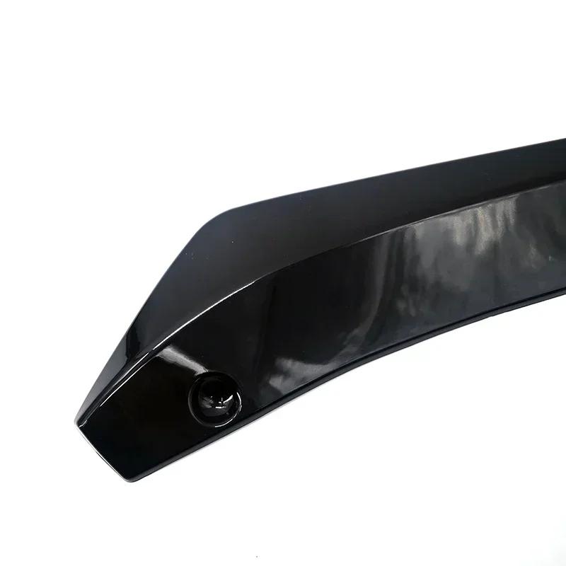 Adjustable Carbon Fiber Car Front Rear Bumper Strip Lip Spoiler Diffuser Splitter Scratch Protector Winglets Side Skirt Extension Universal Kit