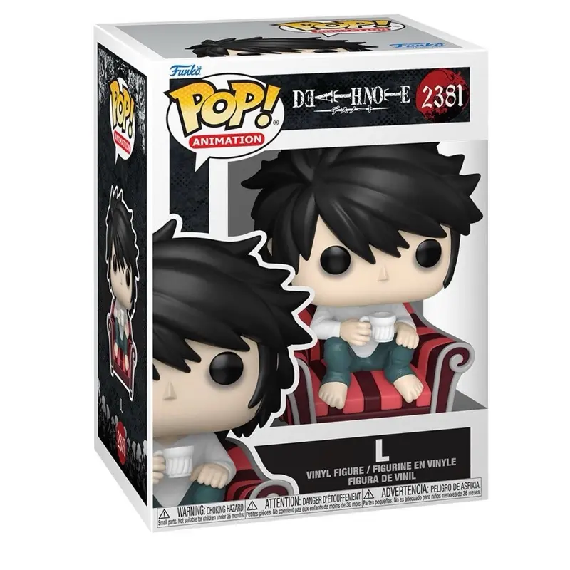Funko Pop! L #2381 (Death Note) Vinyl Figure - Anime Fan - Collectible Figurine