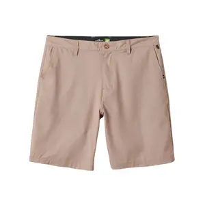 Quiksilver | Union Heather 20" Amphibian Hybrid Shorts - Incense | Men’s Versatile Hybrid Shorts | Stretch Nylon, Heather Finish & Recycled Fabric | Regular Fit