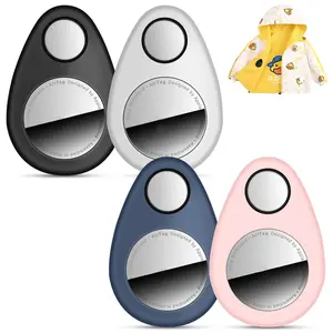Lulaven Smart Tracking Tag Holder for Kids - Comfortable Hidden Design Anti-Removal Cover, 2 Pack-Black&White/4 Pack Silicone Cover, Wearable Pin/Adhesive Strip Accessories, Protection, Wireless Tag Not Included, Manufacturer Warranty