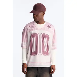 Burning Star Short Sleeve Jersey - Pink
