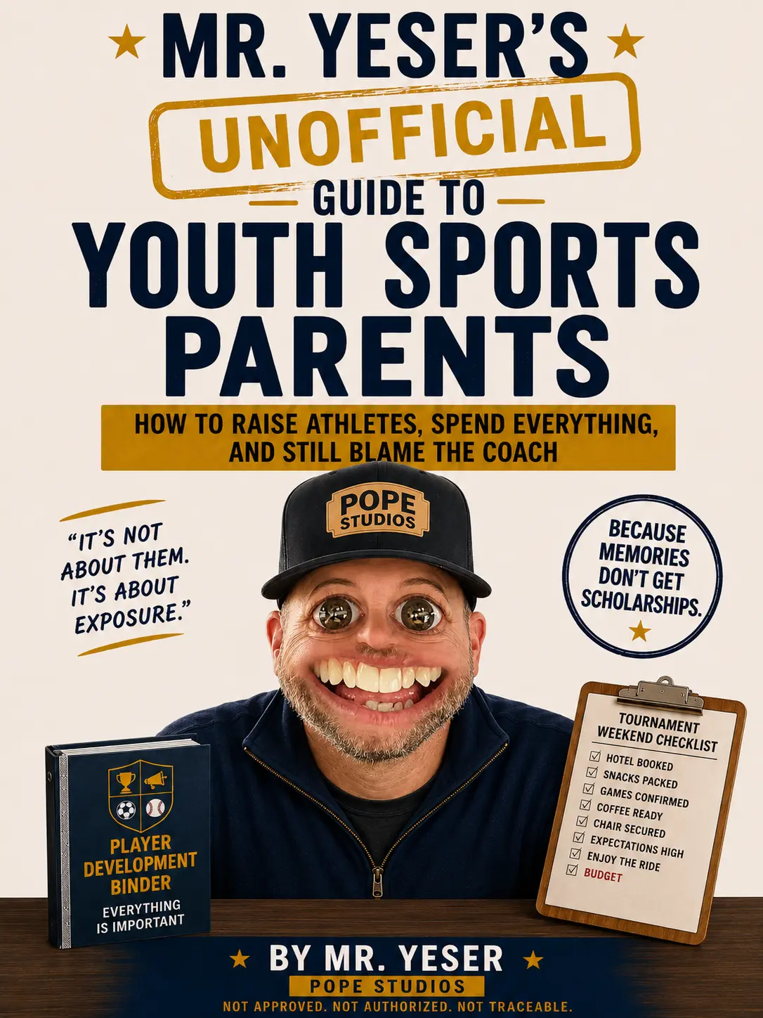(Set of 5) Mr. Yeser’s (Unofficial) Guide to Youth Sports Parents: How to Raise Athletes, Overspend, and Still Blame the Coach - Sports & Fitness Lifestyle Book