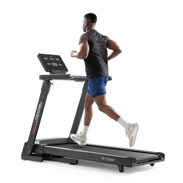 SUNNY Platinum Smart One-Click Fold Wi-Fi Treadmill with Auto Incline