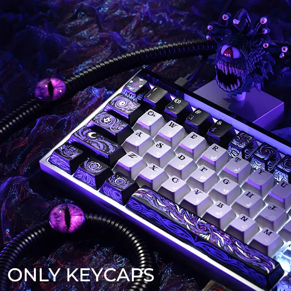 XVX Witch's Magic Box Cherry Profile PBT+PC 133-Key Full Set Keycap Set Custom Keycaps with Gift Box（Keycaps Only, Keyboard Not Included）,techvibes