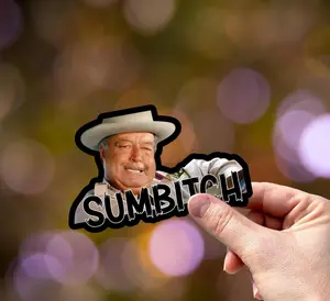 Sumbitch: Adult Vinyl Stickers - Smokey and the Bandit
