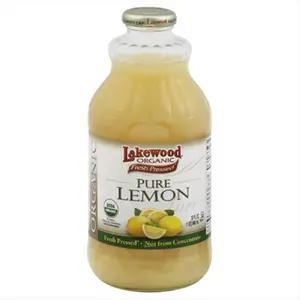 Lakewood Lemon Juice- Pure- 32 Oz- Pack Of 6