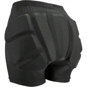 Protective Hip Shorts for Children with 3D Pads Tailbone Protection Thickened for Snowboarding Hockey Roller Skating Black