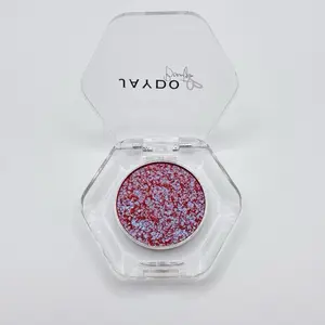 JAYDO Beauty Pressed Single Duo Chrome Eyeshadow Glitter Shadow Makeup - Cosmetic Color Long Lasting High Pigment Shimmer.