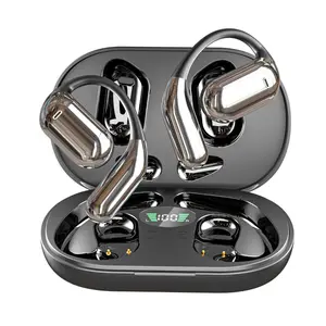 Wireless Earbuds 75hrs Bluetooth 5.4 Headphone Sport,2025 Bluetooth Earbuds Stereo Deep Bass Over Ear Bud with Earhooks,Bulit-in Noise Cancelling Microphone,IPX7 Waterproof Earphone for Workout/Running