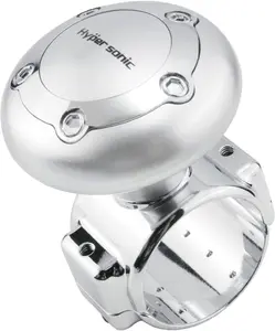 Large Car Steering Wheel Knob Silver Steering Wheel Spinners, Universal Steering Wheel Ball Knob for Car, Trucks, Tractors, Boat