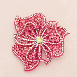 Full Drill Flower Patch Rhinestone Embellished Bling Rhinestone DIY Handmade Sewing Clothing Shoe Hat Packaging Decorative Fabric Accessories