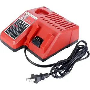 Fit for Milwaukee for M12 & for M18 Battery Charger Fast Safe Compatible with Multiple Models 48-59-2401 48-59-1812 48-59-1201 48-59-1807 48-59-1204 48-59-1810 48-59-1808 48-59-1804 48-59-1802 48-59-1806