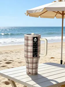 hydrojug rodeo 40oz large-capacity straw cup, excellent for keeping drinks hot or cold! With handle, perfect for coffee.Portable travel tiktokshopspringglowup，portable drinkware，leak-proof stainless steel