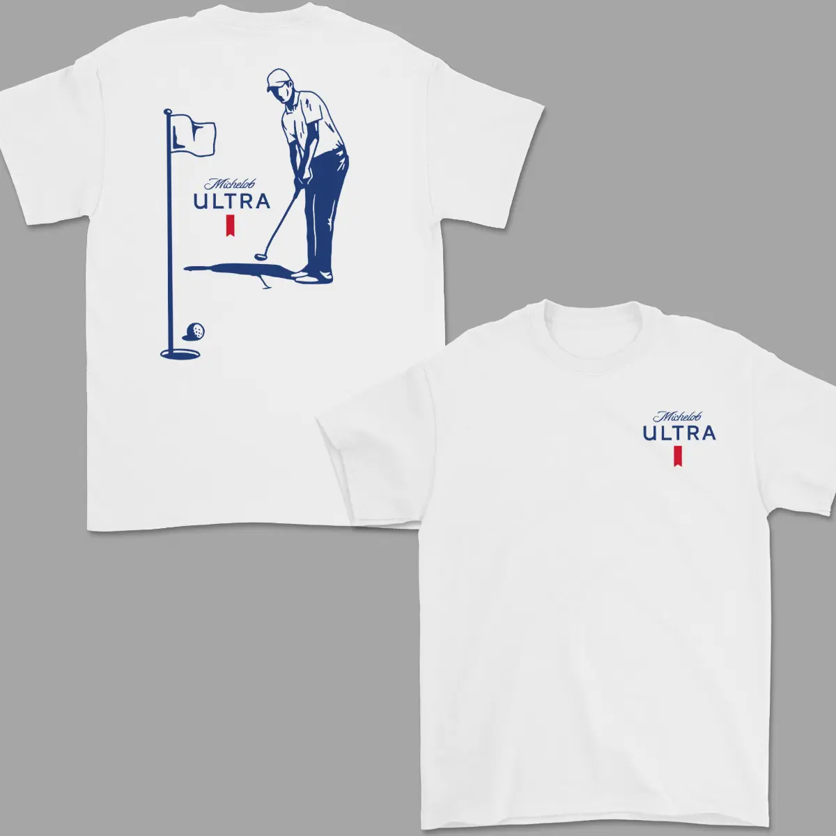 Michel0b Ultra Golfing T-shirt , Funny Golf Shirt,Casual Sportswear Gift,Beer Lover Gift Idea Funny Golfer Tee, Perfect Gift for Golf Lovers|men's t shirts|Gifts for Golfer|golf gifts|golfer gifts for men