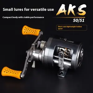 AKS50/51 Micro Spinning Reel | 6.2:1 High Speed | 5kg Drag | Bass Fishing Game-Changer