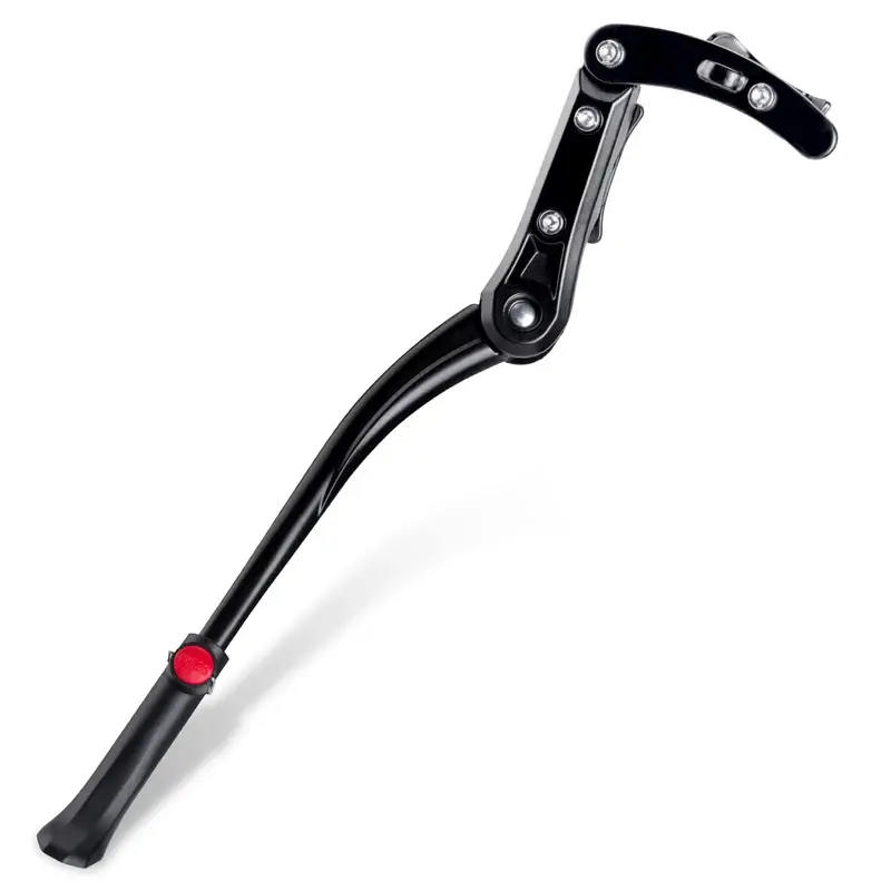 ROCKBROS Bike Kickstand, Adjustable Side Mount Stand for 24-28 Inch Bikes, Compact Single Leg Design for Easy Indoor & Outdoor Storage, Easy To Use, Perfect Fit, Rockbros Adjustable Bike Kickstand