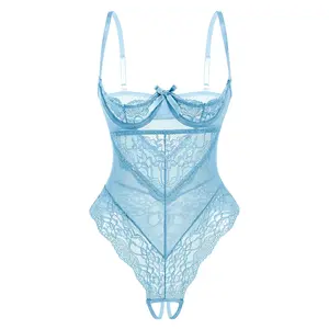 Avidlove Sexy Lingerie for Women with Underwire Lace Teddy Lingerie Bodysuit One Piece Babydoll Nightgown