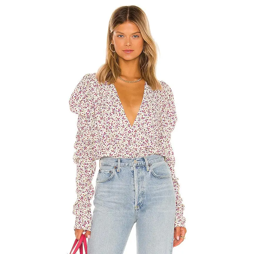 AFRM x REVOLVE Danna Bodysuit in Blanc Purple