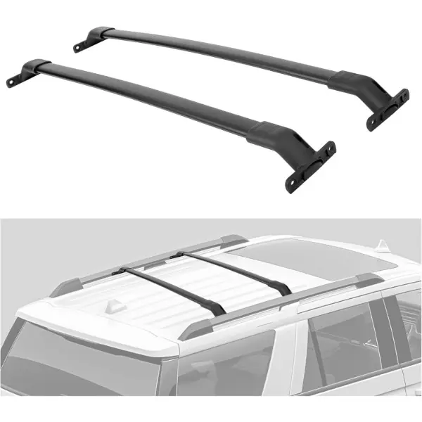 Roof Rack Cross Bars Compatible with 2018-2024 Ford Expedition & Lincoln Navigator Replacement for JL1Z-7855100-AB Roof Crossbars Luggage Cargo Carrier Snowboard Canoe Kayak Bike Rack