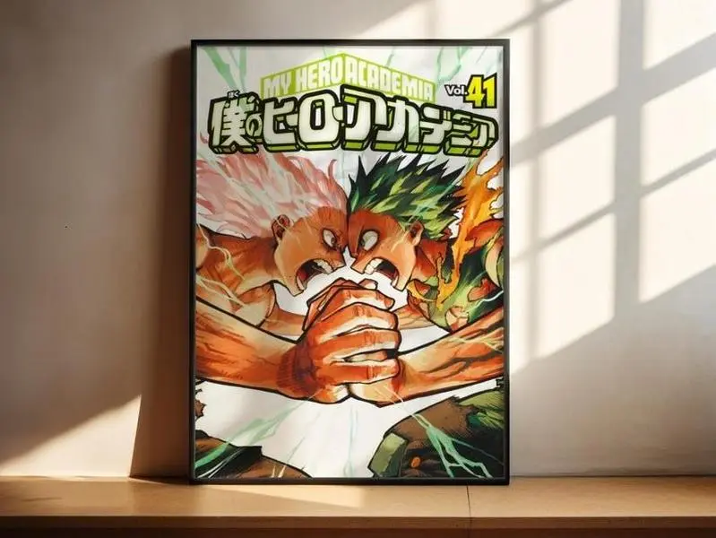 My Hero Academia Izuku Midoriya Bakugo Katsuki Shoto Todoroki Anime Poster Print, Manga Art, Anime Wall Decor, Anime Room Artwork