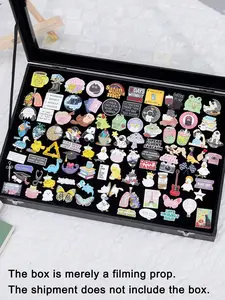 10/20/30/50Pcs Enamel Badges Diversity Diverse Designs Random Badges Personalized Metal Pins For Backpack Clothes Bag Hat Decor Jewelry Accessories