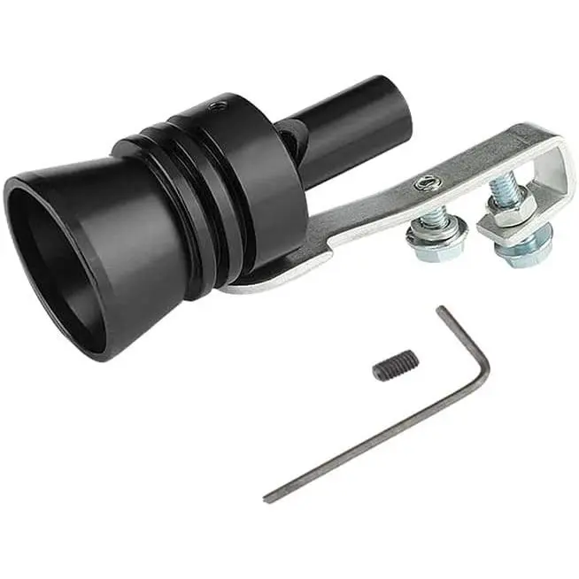 Car Turbo Whistle,  Alloy  Turbo Whistle, XL Size  Alloy  Turbo Sound Exhaust Muffler Pipe Whistle Car Roar Maker aluminum universal