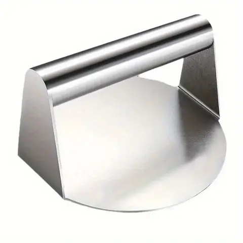 Stainless Steel Burger Press, Non-Stick Hamburger Patty Maker, Ergonomic Handle, Flat Surface, Ideal Grill BBQ Kitchen Tools and Gadgets, Utensils, Kitchenware
