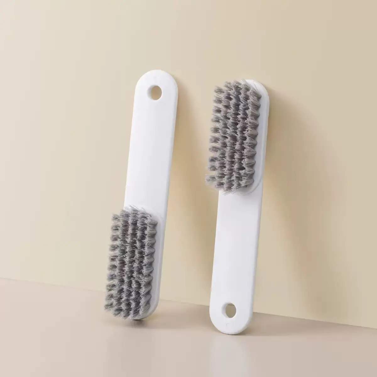 Family multi-purpose cleaning brushes, including hand-held small brushes for fruits and vegetables, lobster cleaning brushes, and shoe cleaning brushes