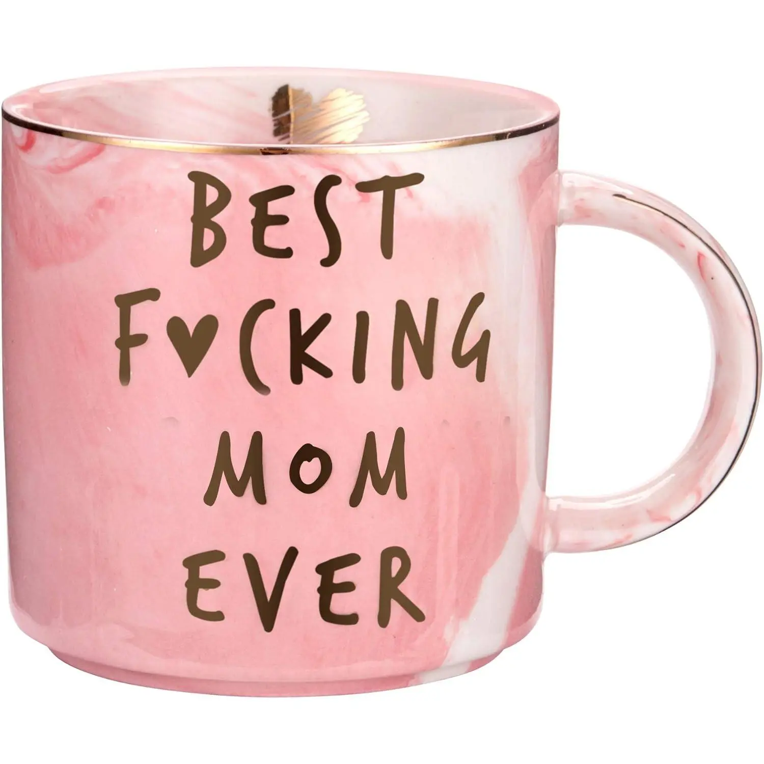 Mom Gifts, Christmas Gifts for Moms -  Mom Ever - Funny Birthday  Ideas for Women,   Congratulations Presents for First Time Moms -  Marble Mug, 11.5oz Coffee Cup