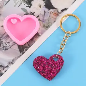 Heart Shaped Chocolate Mold, 1 Count Silicone Fondant Mold, Baking Mold For DIY Cake Decoration, Silicone Mold for Baking